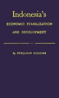 Indonesia's Economic Stabilization and Development 1