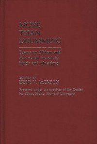 bokomslag More Than Drumming