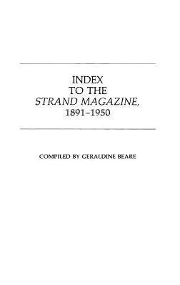 bokomslag Index to the Strand Magazine, 1891-1950