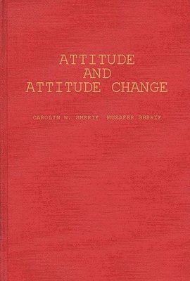 Attitude and Attitude Change 1