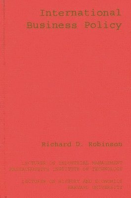 bokomslag International Business Policy