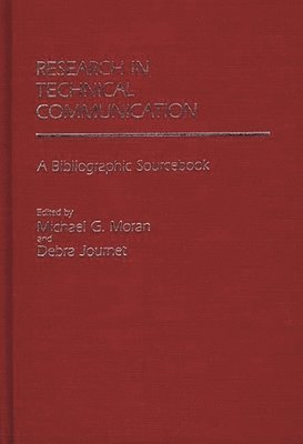 bokomslag Research in Technical Communication