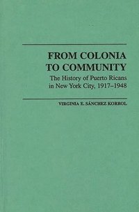 bokomslag From Colonia to Community