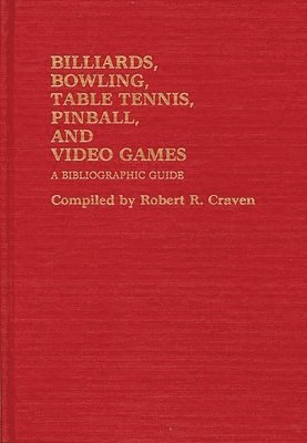 Billiards, Bowling, Table Tennis, Pinball, and Video Games 1