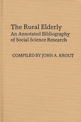 bokomslag Rural Elderly