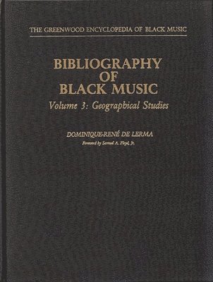 bokomslag Bibliography of Black Music, Volume 3