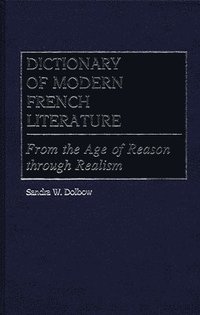 bokomslag Dictionary of Modern French Literature