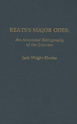 bokomslag Keats's Major Odes