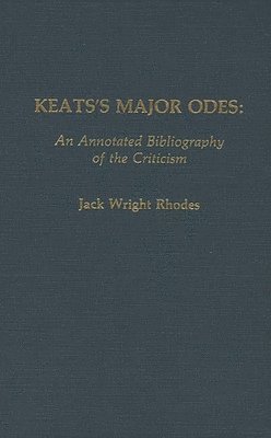 bokomslag Keats's Major Odes