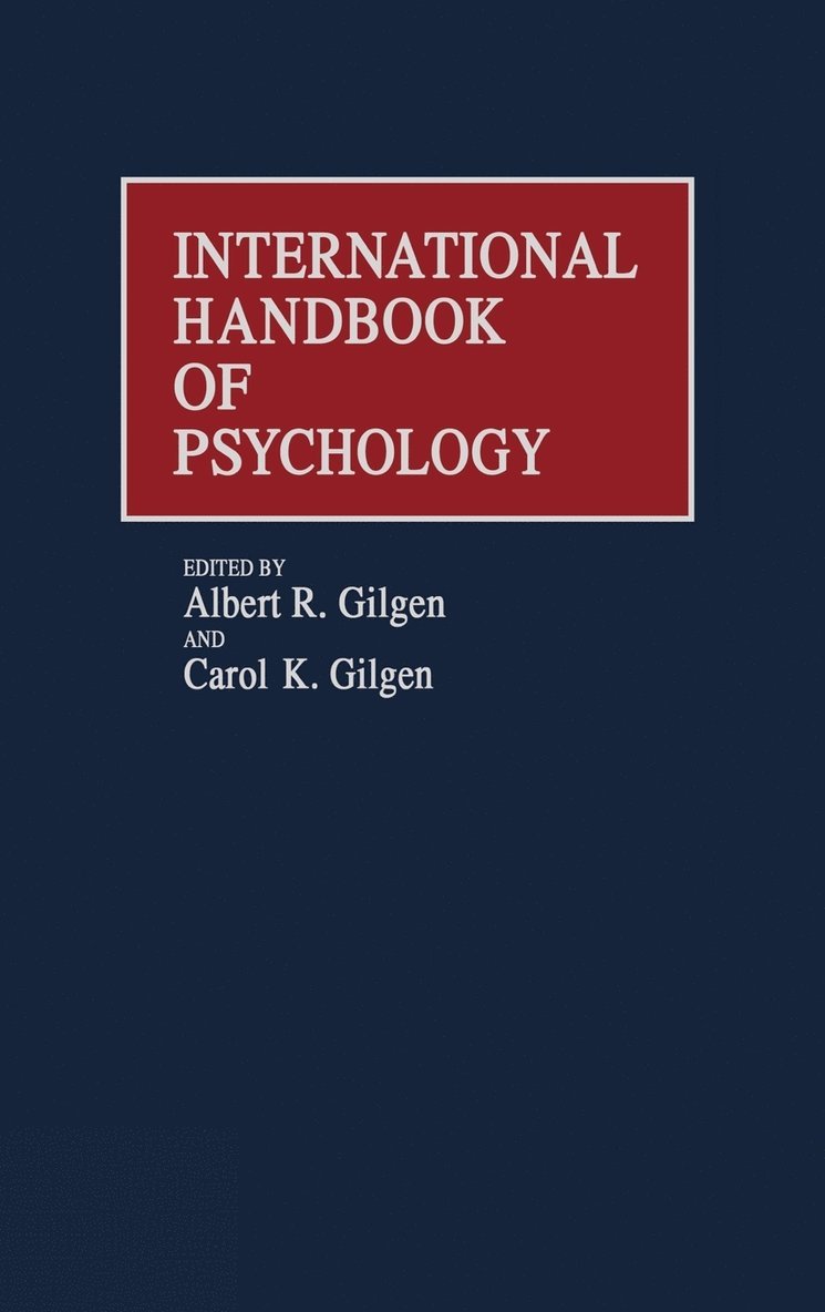 International Handbook of Psychology