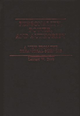 bokomslag Personality, Power, and Authority