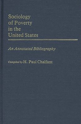 bokomslag Sociology of Poverty in the United States