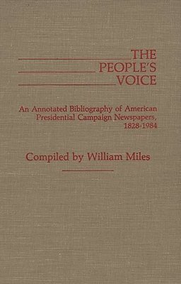 William Miles - People's Voice, Inbunden