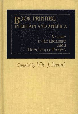 Book Printing in Britain and America 1