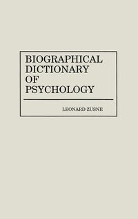 bokomslag Biographical Dictionary of Psychology