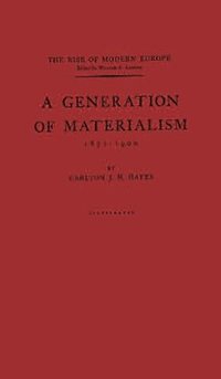 bokomslag A Generation of Materialism, 1871-1900