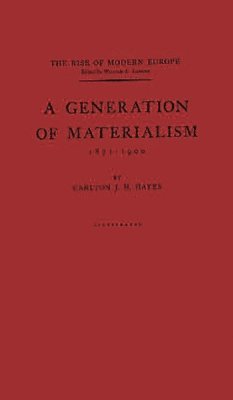 bokomslag A Generation of Materialism, 1871-1900