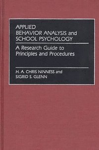 bokomslag Applied Behavior Analysis and School Psychology