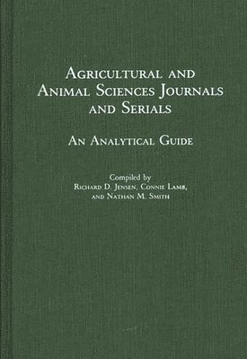 bokomslag Agricultural and Animal Sciences Journals and Serials