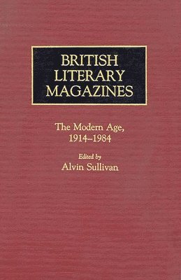 bokomslag British Literary Magazines