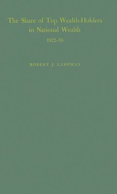 bokomslag The Share of Top Wealth-Holders in National Wealth 1922-56