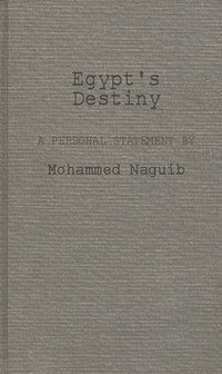 bokomslag Egypt's Destiny