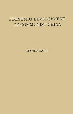 bokomslag Economic Development of Communist China