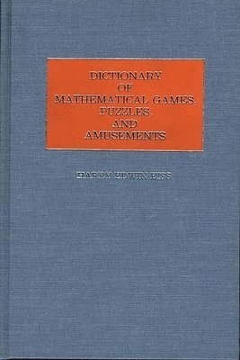 bokomslag Dictionary of Language Games, Puzzles, and Amusements
