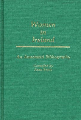 Anna Brady - Women In Ireland, Inbunden