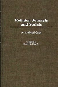 bokomslag Religion Journals and Serials