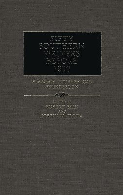 bokomslag Fifty Southern Writers Before 1900