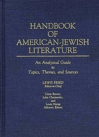 bokomslag Handbook of American-Jewish Literature