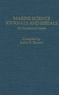 bokomslag Marine Science Journals and Serials