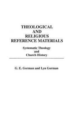 bokomslag Theological and Religious Reference Materials