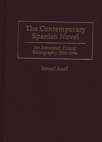 bokomslag The Contemporary Spanish Novel