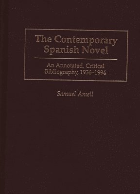 The Contemporary Spanish Novel 1