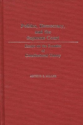 bokomslag Politics, Democracy, and the Supreme Court