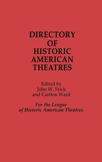 bokomslag Directory of Historic American Theatres