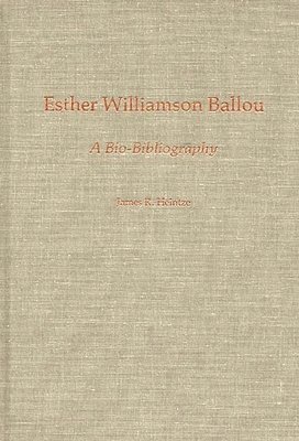 bokomslag Esther Williamson Ballou