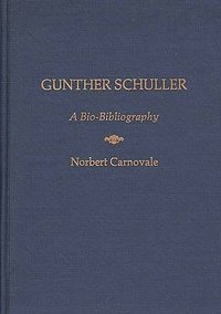 bokomslag Gunther Schuller