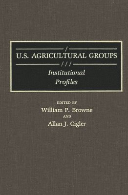 bokomslag U.S. Agricultural Groups