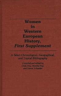 bokomslag Women in Western European History, First Supplement
