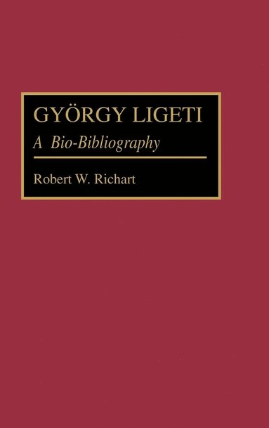 bokomslag Gyorgy Ligeti