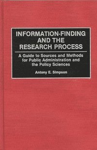 bokomslag Information-Finding and the Research Process