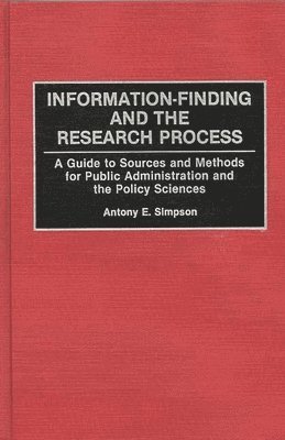bokomslag Information-Finding and the Research Process