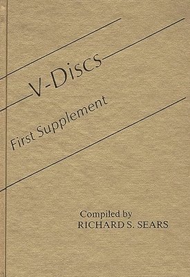 Constance S. Sears - V-Discs, Inbunden
