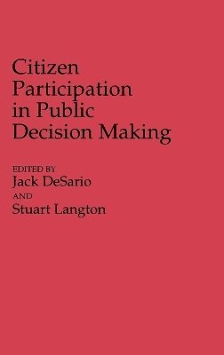 bokomslag Citizen Participation in Public Decision Making