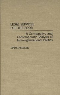 bokomslag Legal Services for the Poor