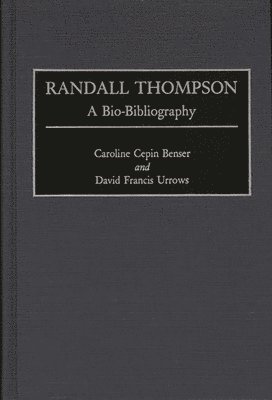 bokomslag Randall Thompson