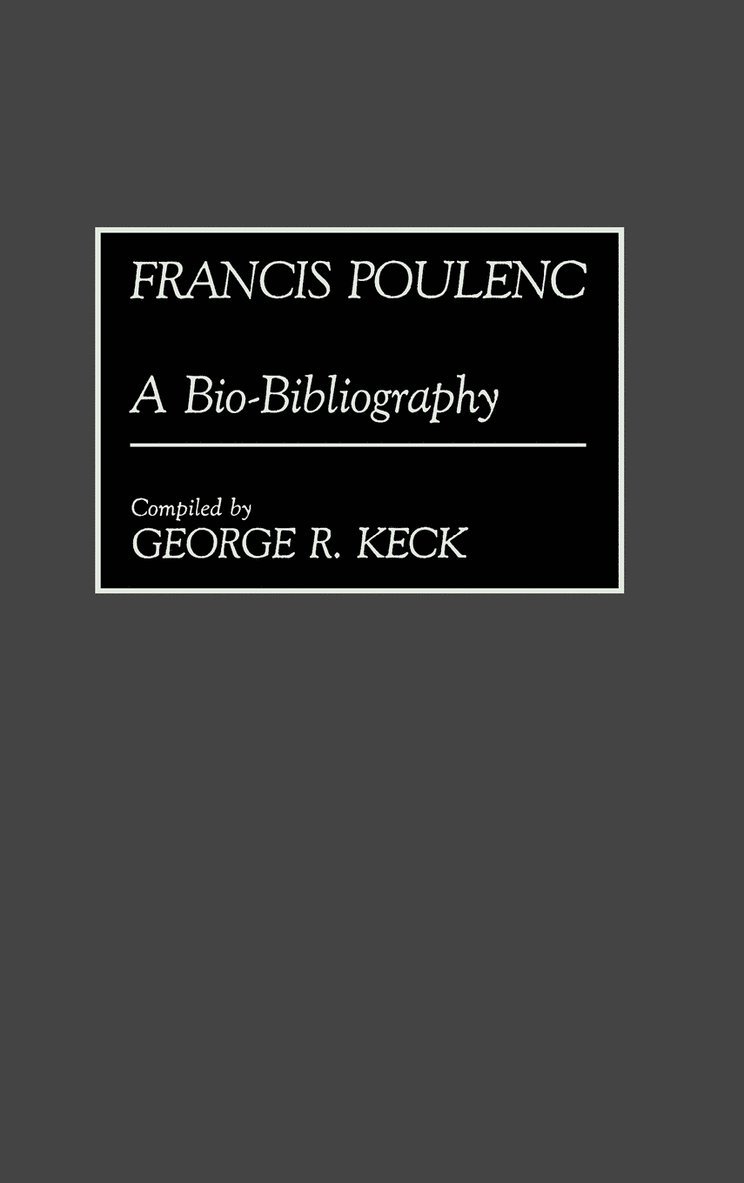 Francis Poulenc 1